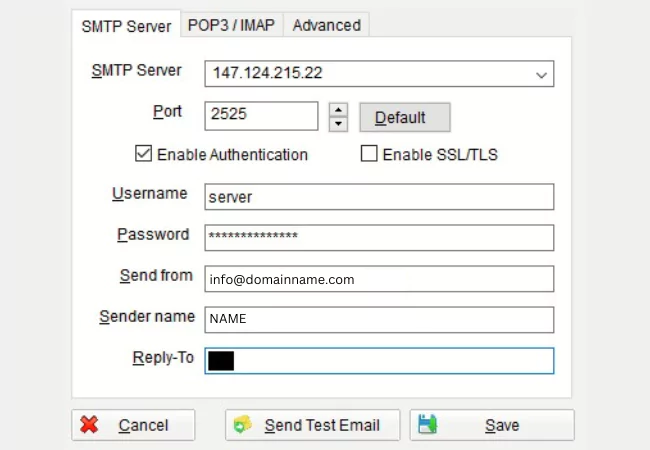 Set Up SMTP Authentication